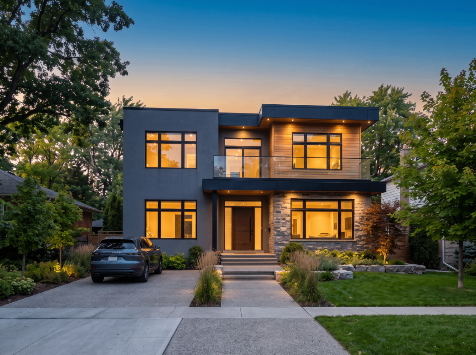 Twilight — photo immobilière après transformation par le Studio Vizora