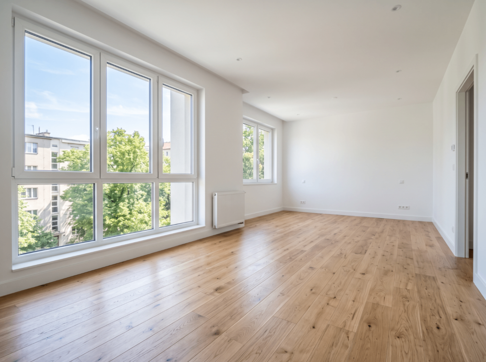 Photo immobilière avant amélioration IA