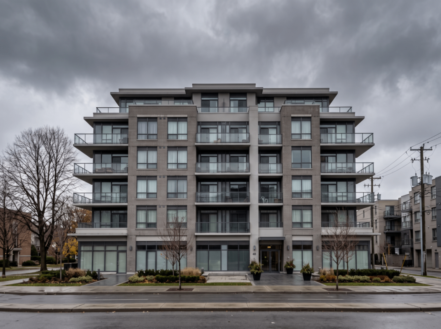 Remplacement de ciel — photo immobilière avant transformation